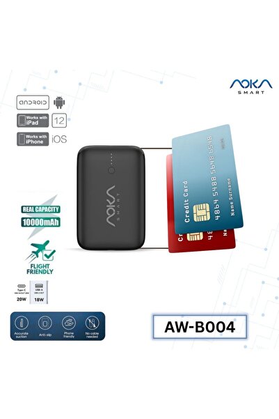 AOKA SMART -10000 mAh Power Bank PD 20W APB-B004 BLK