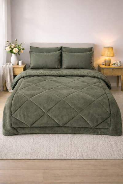 Violacasa Welsoft Exculisive Double Sleeping Set with 4 Pillowcases and Elast...