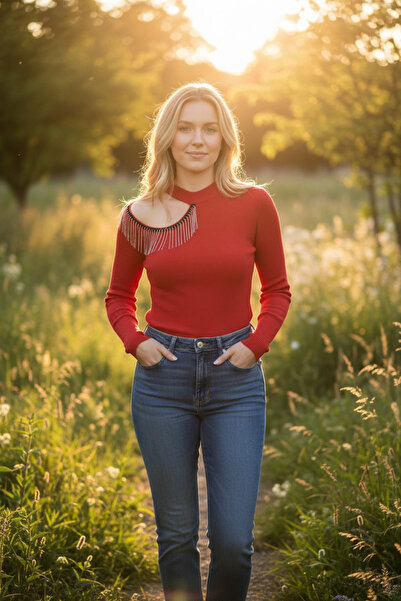 KapadokyaButik Red Bluz