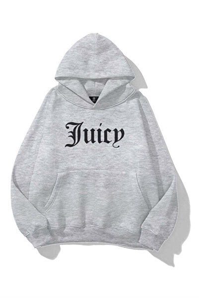 Trendiz Unisex Juiciy Taş Baskılı Sweatshirt Grimelanj