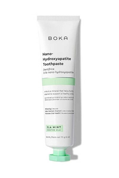 BOKA Natural Toothpaste, Fluoride Free - Ela Mint, 4oz, Pack of 1 - Made in U...
