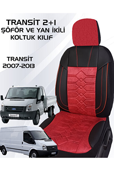NİSATEKSTİL Araca Özel Ford Transit (2007-2013 Model Araçlara Uyumlu ) Ön 2+1...