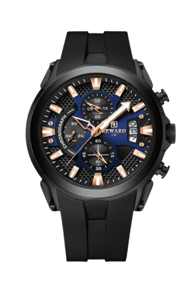 Reward VIP Erkek Kol Saati Quartz Kronograf Spor Tasarım Silikon Kayış