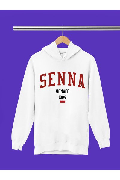 MAGORS Ayrton Senna Printed 3-Yarn Quality Soft Texture Hooded F1 Children's ...