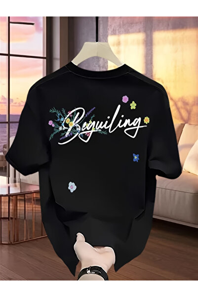 Rayan & Hoor Style ARKA με τύπωμα oversized T-Shirt με λαιμόκοψη ποδηλάτου Βα...