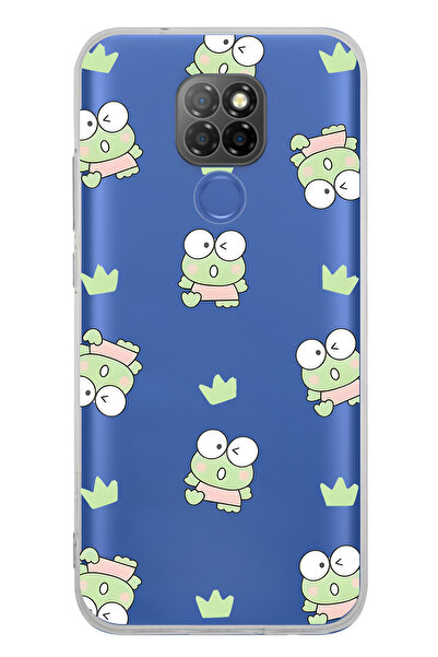 FLAMENKO حافظة هاتف شفافة بنمط الضفدع متوافقة مع جهاز General Mobile GM 20