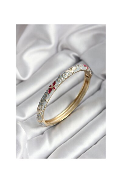 deluxe takı ve giyim Mineli Bracelet Pink Gray