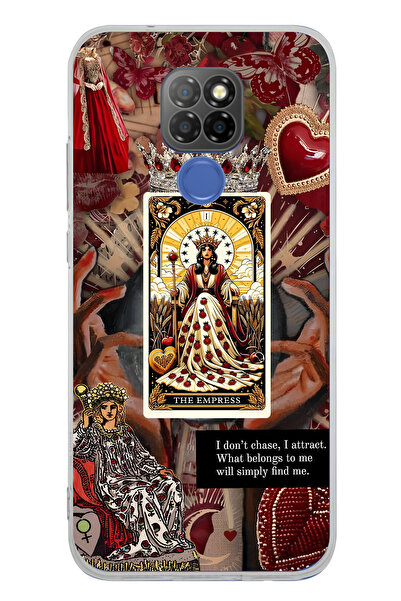 FLAMENKO حافظة هاتف شفافة بنمط The Empress Queen Tarot متوافقة مع General Mob...