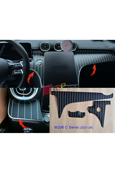 GCP German Car Parts W206 C200 Chest Vertical Stripe Trim - W206 Modified Acc...