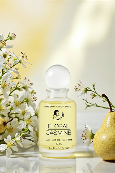 Floral Jasmine Kadın Extrait de Parfum - Yasemin, Manolya ve İtalyan Mandalinası 50 ML