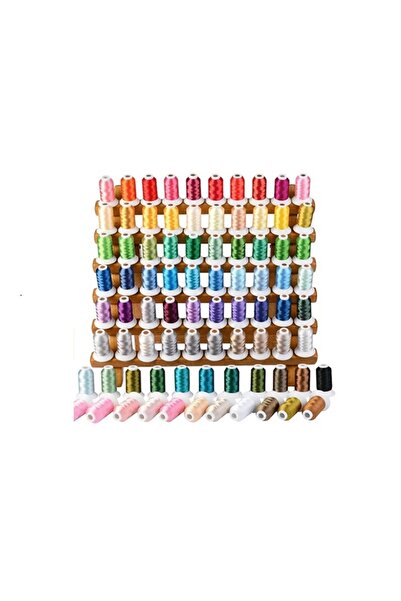 Simthread Set Ață De Brodat 82 Bobine - 500 m, Culori ShinyStitch