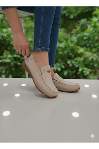 Mammamia HAKİKİ DERİ RAHAT GÜNLÜK YUMUŞAK DERİ AYAKKABI