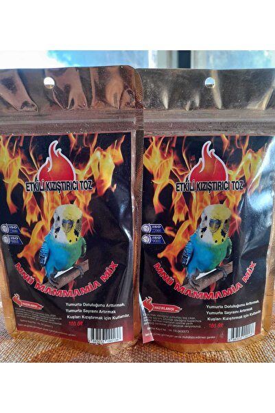 Mammamia Kuşlar İçin Kızıştırıcı Toz 100 Gr