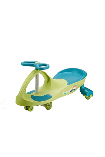 Colorland سيارة أرجوحة صخرية من كيتونغ باللون الأخضر الفاتح/الأزرق