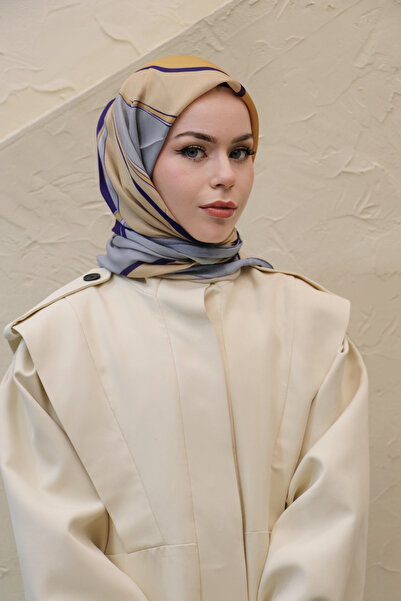 efdal şal eşarp Fairy Tale Pattern Imported Cotton Scarf