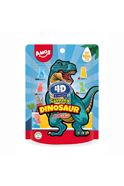 Amos 4D Gummy Dinosaur 64g