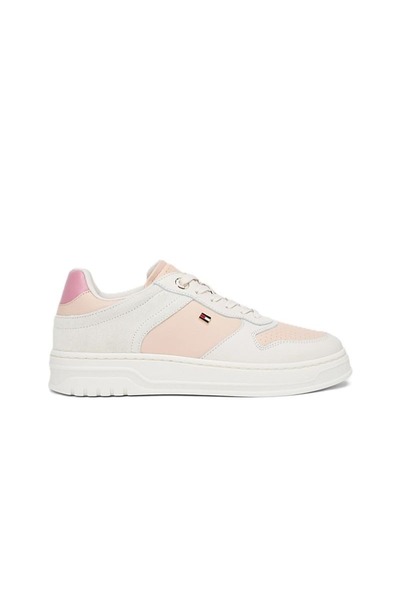 Tommy Hilfiger TH SPORTY CUPSOLE TUMBLED LTR Γυναικεία Αθλητικά Παπούτσια