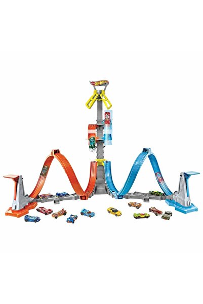 HOT WHEELS Dikey Uçuş Heyacanı Yarış Seti GRW39