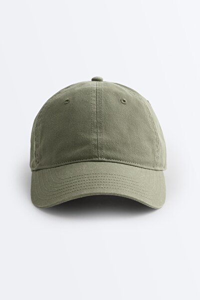 Oysho Yıkanmış Görünümlü Şapka