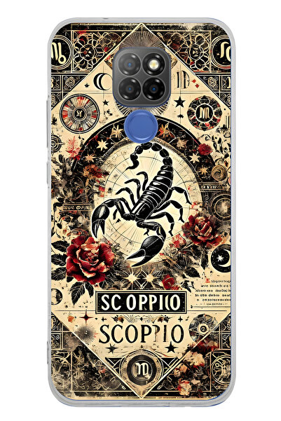 FLAMENKO حافظة هاتف شفافة بنمط عقرب متوافقة مع جهاز General Mobile GM 20