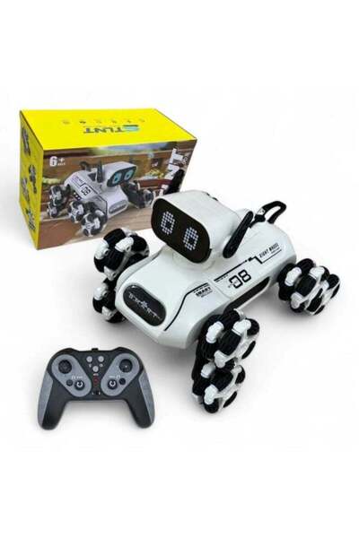 Generic 8-Wheel Stunt Dog Robot with Joystick – Smart Interactive Remote Cont...