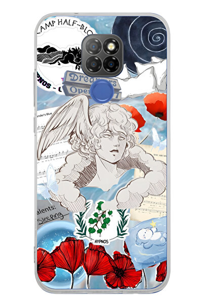 FLAMENKO حافظة هاتف شفافة بنمط هيبنوس متوافقة مع جهاز جنرال موبايل GM 20