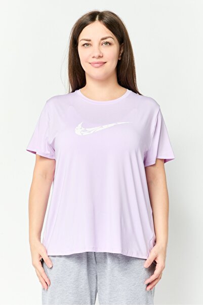 Nike Women Sportswear Fit Short Sleeve Training T-Shirt, Lilac