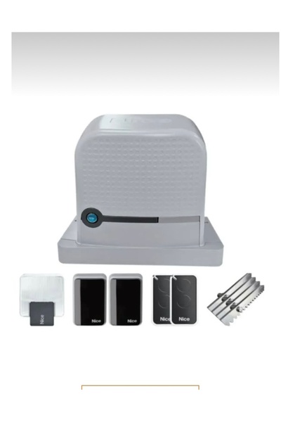 NİCE Robo 600 Otomatik Sürgülü Yana Kayar Bahçe Garaj Kapısı Motoru Seti