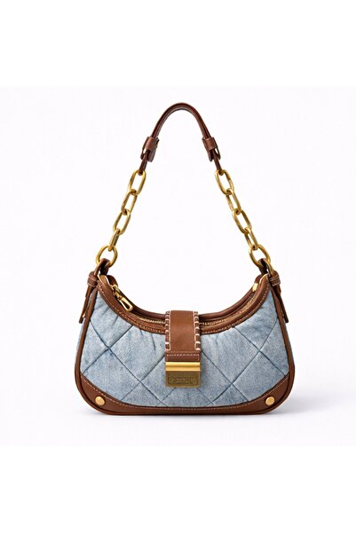 NUR KARACA BK34022 ΓΥΝΑΙΚΕΙΑ ΤΣΑΝΤΑ ΩΜΟΥ ΜΕ ΛΕΠΤΟΜΕΡΕΙΑ ΑΠΟ ΤΖΙΝ ΚΑΙ ΛΟΥΡΙ ΑΛ...