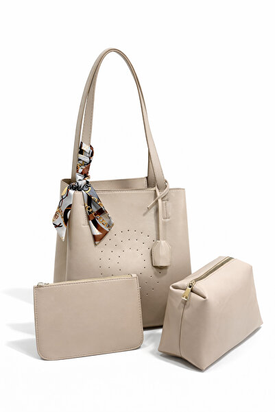 nope21shoess Long Strap Ecru Shoulder Bag