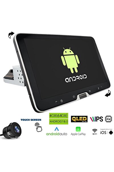 Twogo GO-İ1008 Tablet Multimedya Android 10.1 İnç 4+64GB Oynar Başlık And16