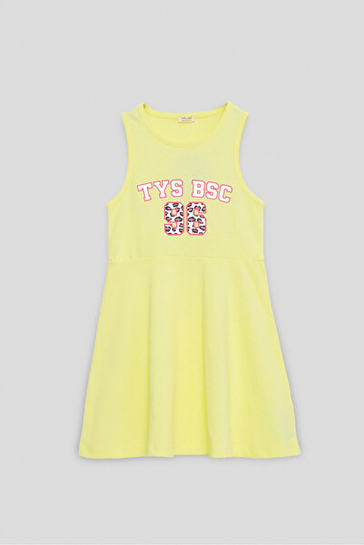 Tyess Basic Girl Yellow Dress