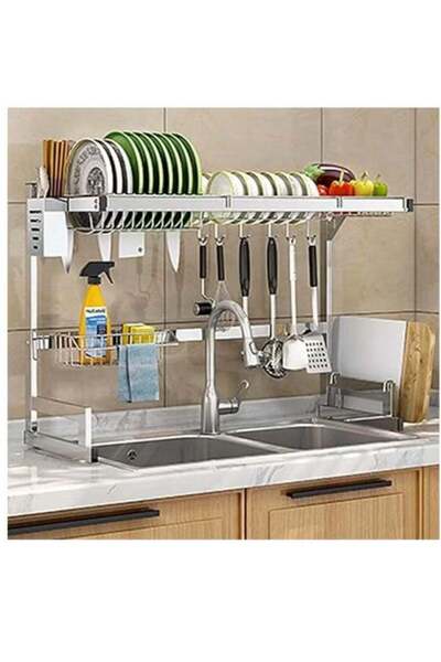 Generic رف تجفيف الأطباق فوق الحوض