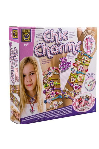 OEM Chic Charms Creative Set – Porcelain Bracelets and Necklace for Children ...