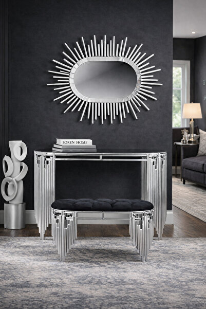 LORENCONCEPT DRESUAR TAKIMI AYNALI PUFLU SET ANTRE SETİ