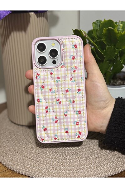 daystar حافظة هاتف مبطنة قابلة للنفخ بنمط زهرة الربيع متوافقة مع هاتف آيفون 1...