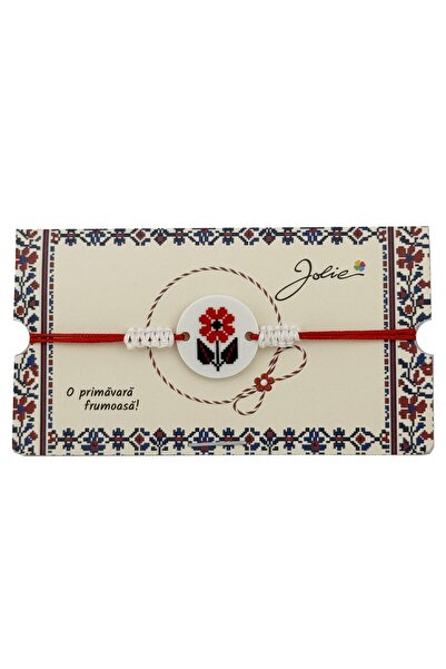 OEM Traditional Martisor Lucky Bracelet, Jolie, Round Flower Model