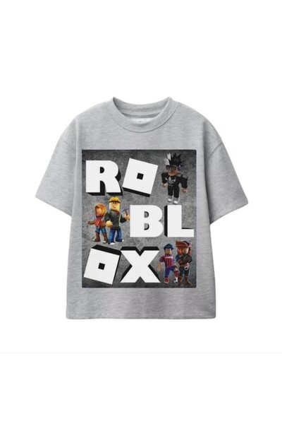 Machetta Tricou de vară pentru copii, unisex, cu imprimeu Roblox