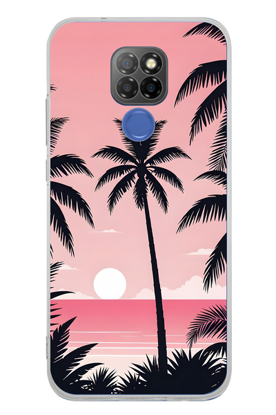 FLAMENKO حافظة هاتف شفافة بنمط راحة اليد متوافقة مع جهاز General Mobile GM 20