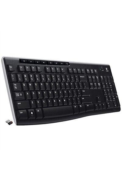 logitech K270 Kablosuz USB Q TR Multimedya Siyah Klavye