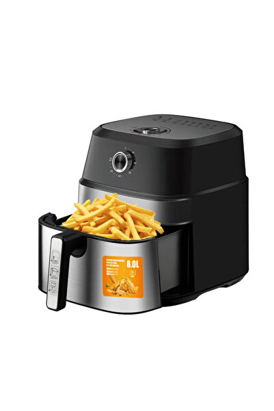 raf Air Fryer 5319 - Friteuza cu Aer Cald, Fara Ulei, Capacitate 6.5L, 1800W,...