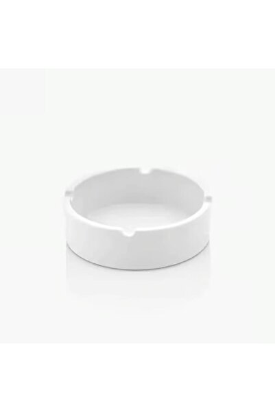 Külsan 1610A.Pw – White Round Ashtray 10 cm |   Melamine Thermoset