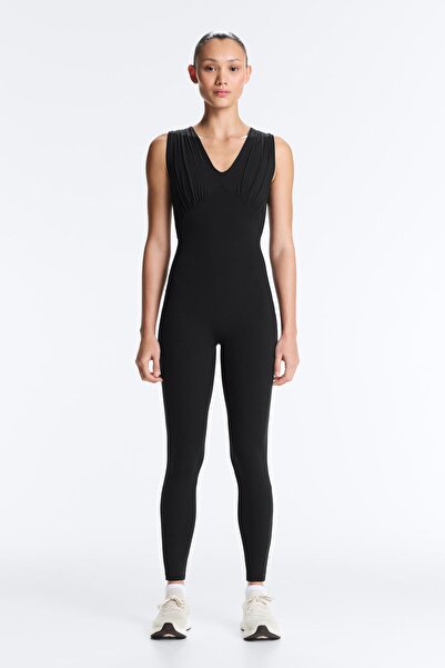 Oysho Light Touch V dekolteli uzun tulum