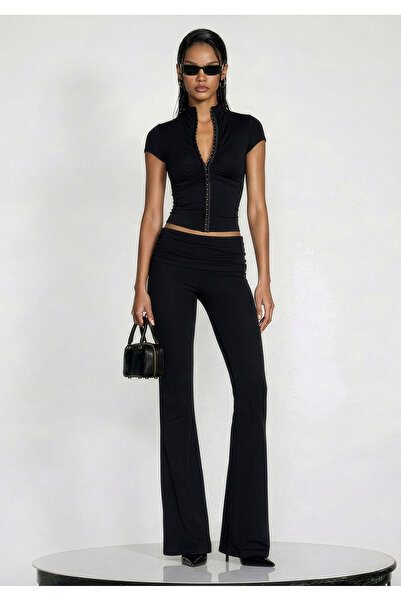 Khela The Label Bad Decision Kısa Kollu Agraf Detaylı Üst