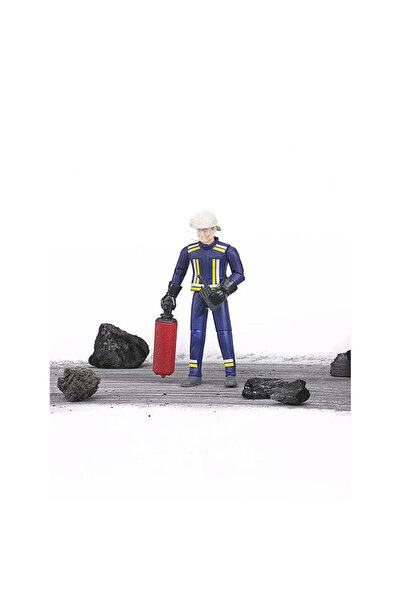 Bruder figurina pompier cu accesorii