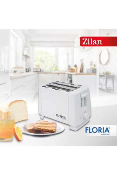 Floria Toaster ZLN1833 - 2 slices, 700W, 7 browning levels, elegant design, w...
