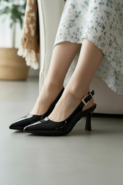 mustey Champagne-Colored Open-Back Women's Shoes Suitable for Daily and Eveni...