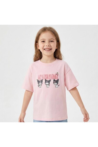 Machetta Tricou de vară pentru copii cu imprimeu Kuromi fermecător