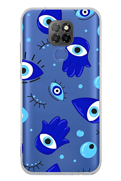 FLAMENKO حافظة هاتف شفافة بنمط يدوي من هامسا متوافقة مع جهاز General Mobile G...