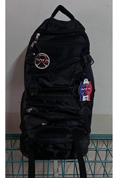 Tekbir Çok Bölmeli Dayanıklı Sırt Çantası – Siyah